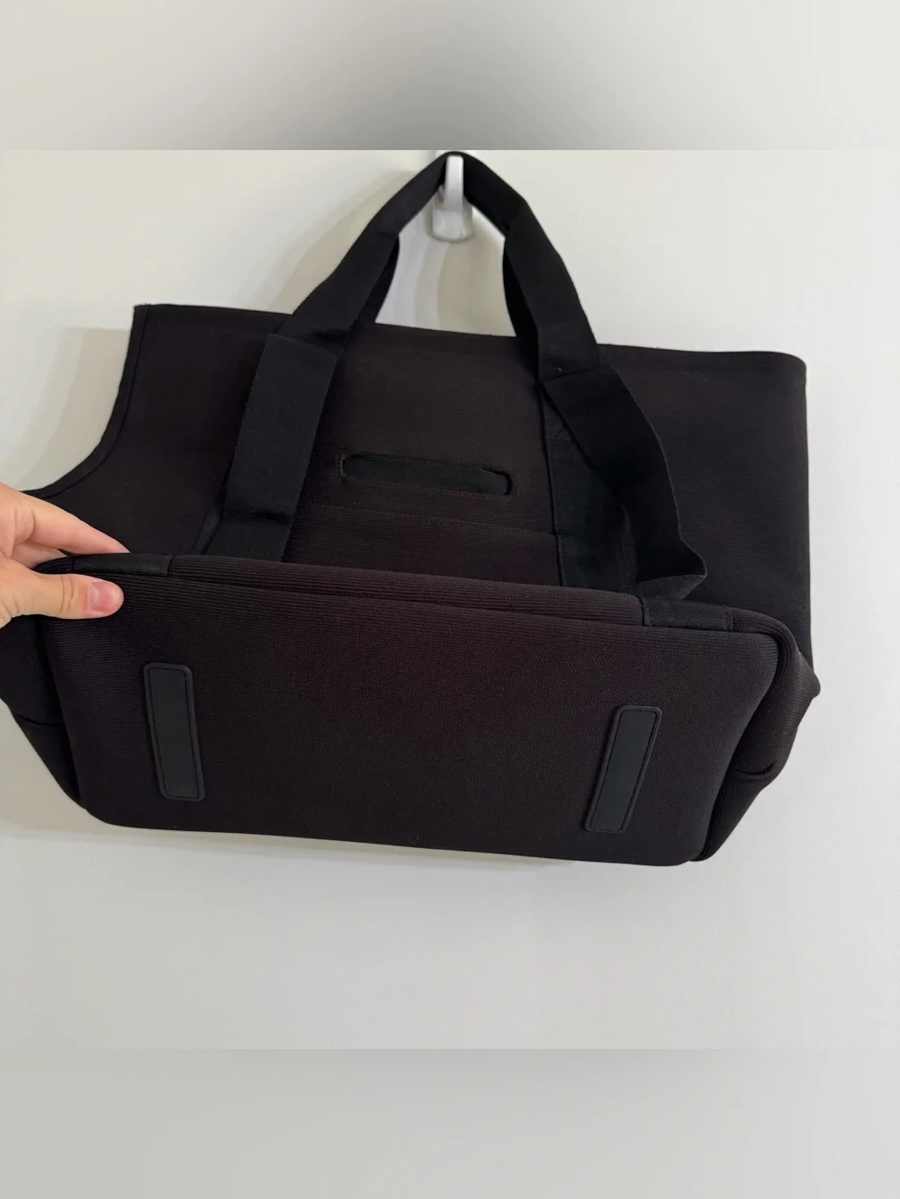 Wild One Everyday Pet Carrier Cotton Dog Tote - Black